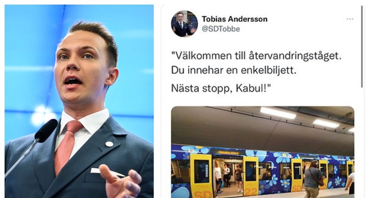 Valet 2022, Sverigedemokraterna, Tobias Andersson